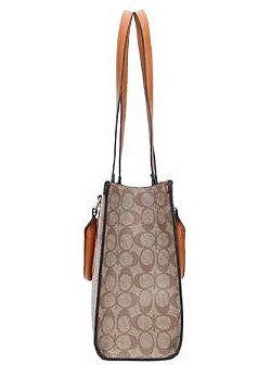 2-IN1 Oval Print Tote / Satchel W Wallet Set