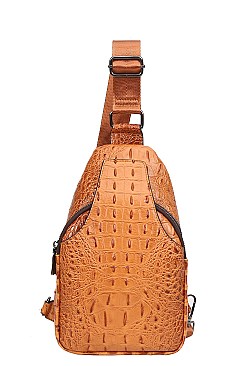 Croc Sling Backpack / Cross-Body