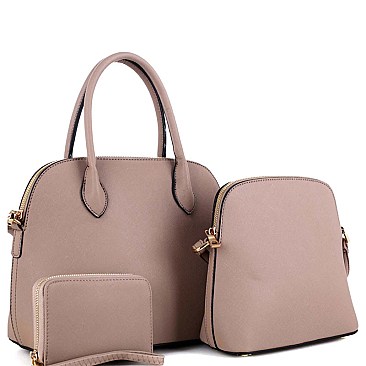Classy 3 in 1 Medium Dome Satchel Value SET MH-SM19460
