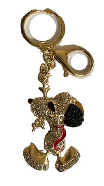 Rhinestone Multicolored Crystal Cute Pendant Charm Keychain with Lobster Clip