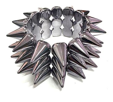 Bracelet Spike Rivet Cone Elastic Cuff