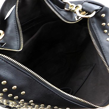 FULL STUDDED HOBO STYLE