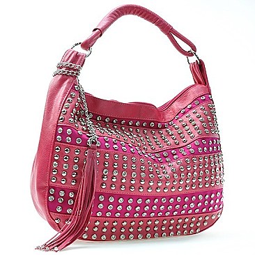 RHINESTONE & STUDDED BAG -FOR FALL