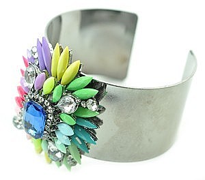 Multicoloured Cuff Bangle