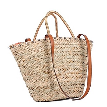 Cool Nicole Lee Coco Tree Straw Tote Bag JPSTR12675