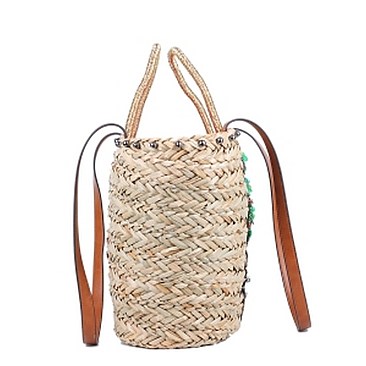 Cool Nicole Lee Coco Tree Straw Tote Bag JPSTR12675