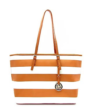 Large Size Stripe Tote - New Season