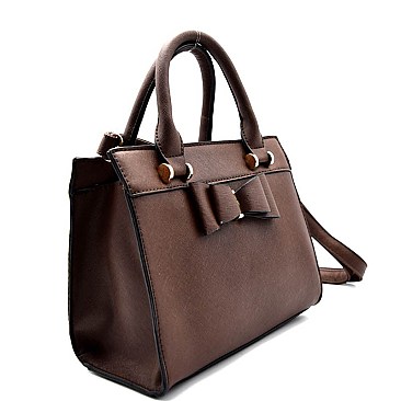 SZ3833-LP Bow Accent  Medium Satchel