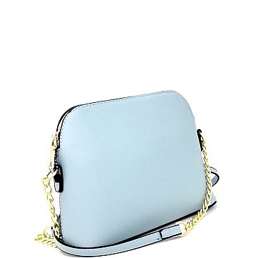SZ6800-LP Saffiano Dome-Shaped Cross Body