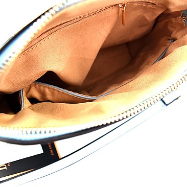 SZ6800-LP Saffiano Dome-Shaped Cross Body