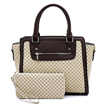 Monogrammed 2-in-1 Satchel