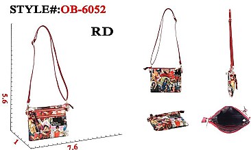 Michelle Obama Magazine Messenger Bag  OB6052