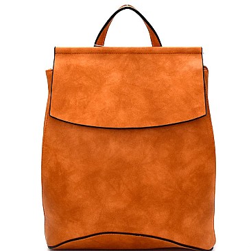UN0069-LP Convertible Flap Backpack Shoulder Bag