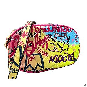 Stylish Graffiti Crossbody Fanny Bag