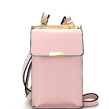 W1174-LP Cellphone and Card Holder Cross Body for All Sizes