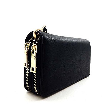 Dual Compartment Classy Wristlet/Wallet