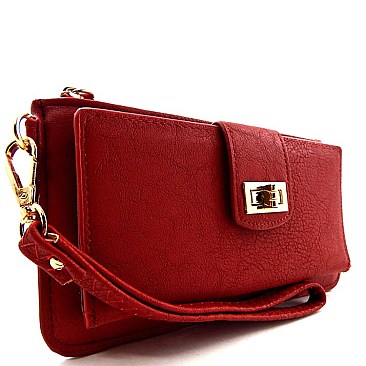 Multi Compartment Wristlet Wallet