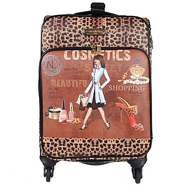 Elegant Nicole Lee Cleo 20" Expandable 4-W Rolling Luggage JPWA0009