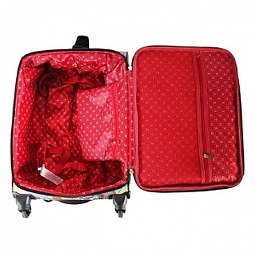 Posh Nicole Lee Cleo 20" Expandable 4 Spinner Wheels Rolling Luggage JPWA0013