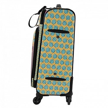 Posh Nicole Lee Cleo 20" Expandable 4 Spinner Wheels Rolling Luggage JPWA0013