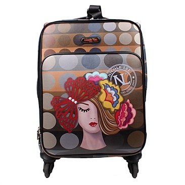 Fabulous Nicole Lee Cleo 20" Expandable 4-Wheels Rolling Luggage JPWA0016