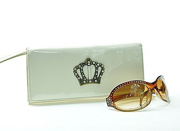 Crown Wrist  Rhinestone Wallet - CRAZY DEAL