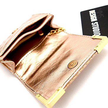 QUILTED CREDIT CARD CASE WALLET