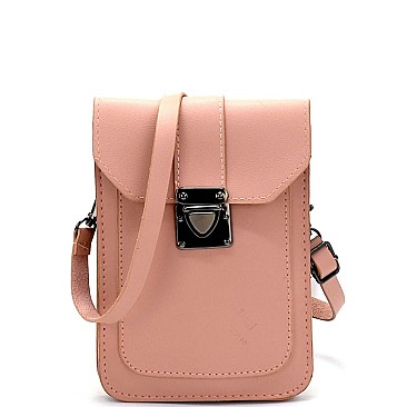 WP10848 Push-Lock Accent Cellphone Holder Small Crossbody