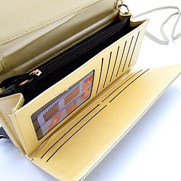 WP1143-LP Rhinestone Hardware Accent Wallet