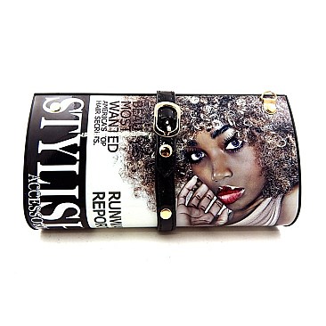 Hard Case Small Size Magazine Clutch Most Wanted
