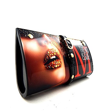 Hard Case Small Size Magazine Clutch Beauty Model