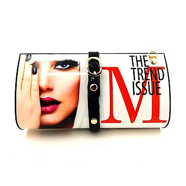 Hard Case Small Size Magazine Clutch M Trends