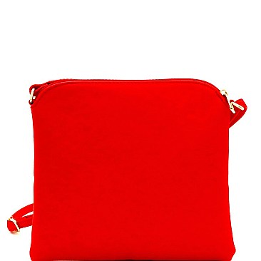 Stripe Print Tassel Front Pocket Cross Body
