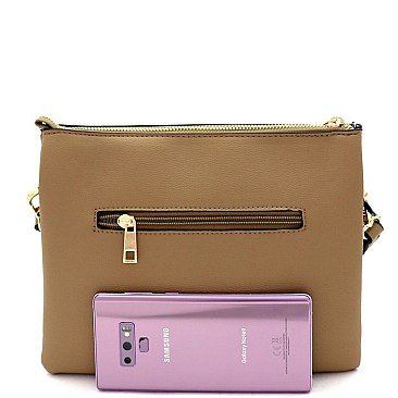 MULTI COMPARTMENT TASSEL CROSS BODY & SHOULDER BAG