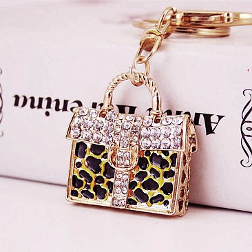 Women'S Bag Pendant Metal Car Key Chain