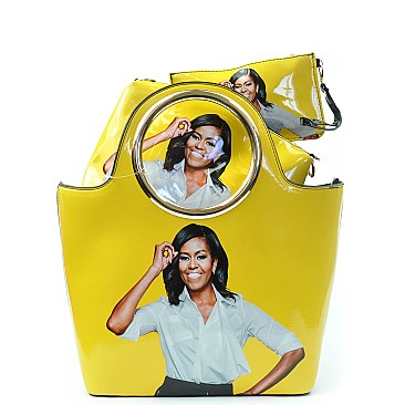 MICHELLE OBAMA 3 in 1 JUMBO HANDBAGS