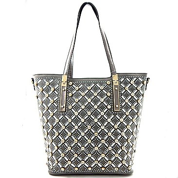 HIGH QUALITY RHINESTONE LARGE TOTE