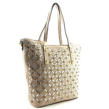 HIGH QUALITY RHINESTONE LARGE TOTE