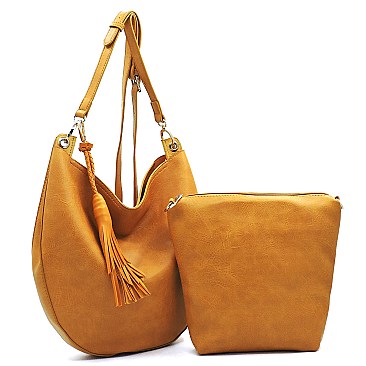 Fashion Tassel 2-in-1 Crossbody Bag