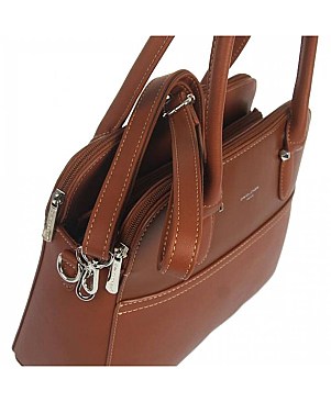 Triple Compartment David Jones Designer Handbag