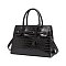 3-IN-1 Crocodile Pattern Satchel, Cross-body Set & Clutch