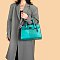 3-IN-1 Crocodile Pattern Satchel, Cross-body Set & Clutch