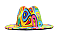 Graffiti Abstract Design Fedora Hat