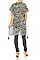 Pack of 12 Pieces Stylish Cheetah Printed Tassel Light Weight Kimono LAHN007