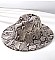 TRENDY SNAKE PRINT FEDORA HAT