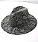 TRENDY SNAKE PRINT FEDORA HAT