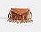 Fringed Flap Cross Body Messenger