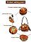 Halloween Pumpkin Jack Satchel Crossbody Bag