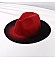 FASHIONABLE TWO TONE FEDORA HAT