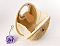 Woven Straw Round Handbag